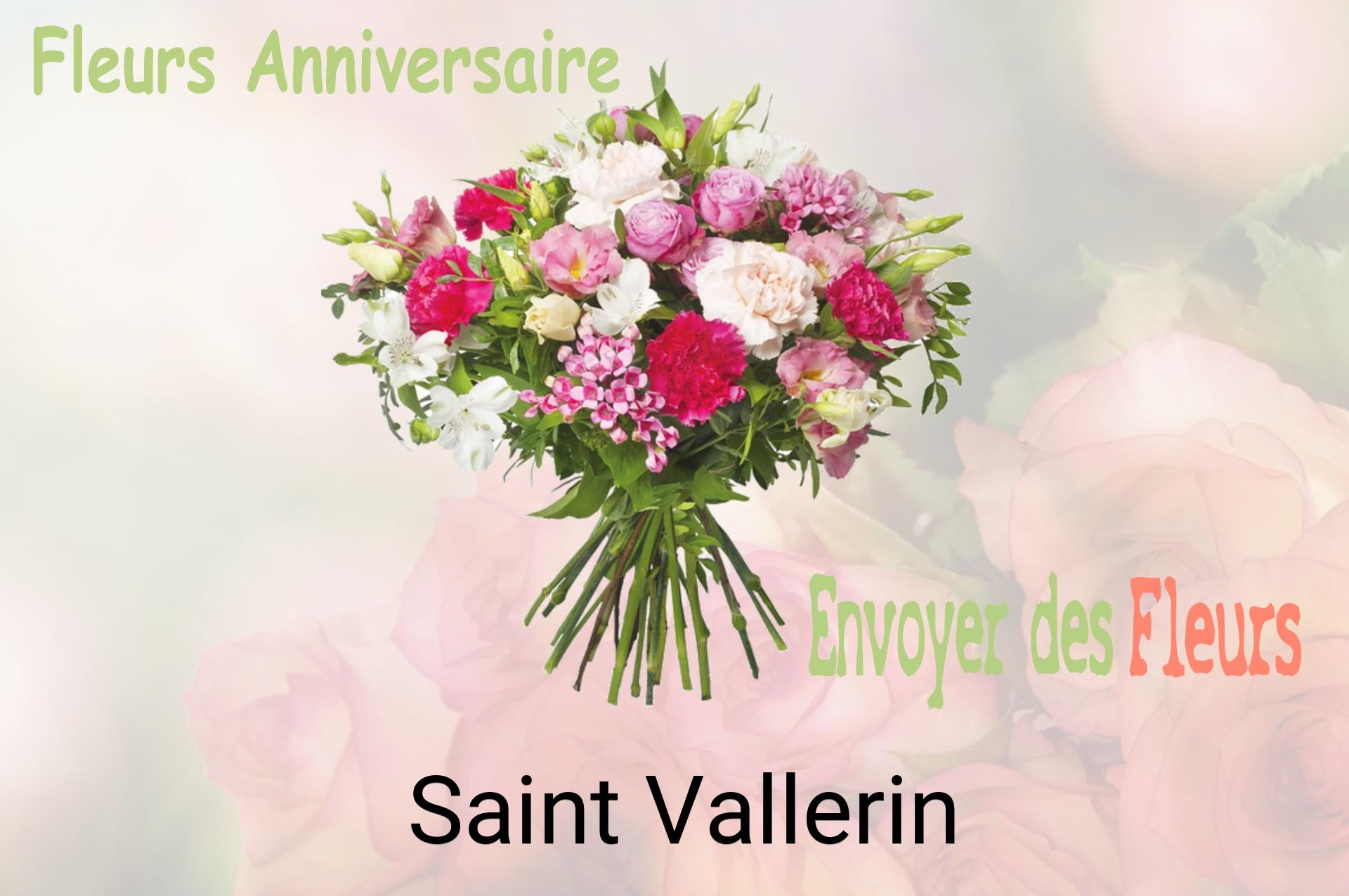 Bouquet de fleurs d’anniversaire livré à Saint-Vallerin