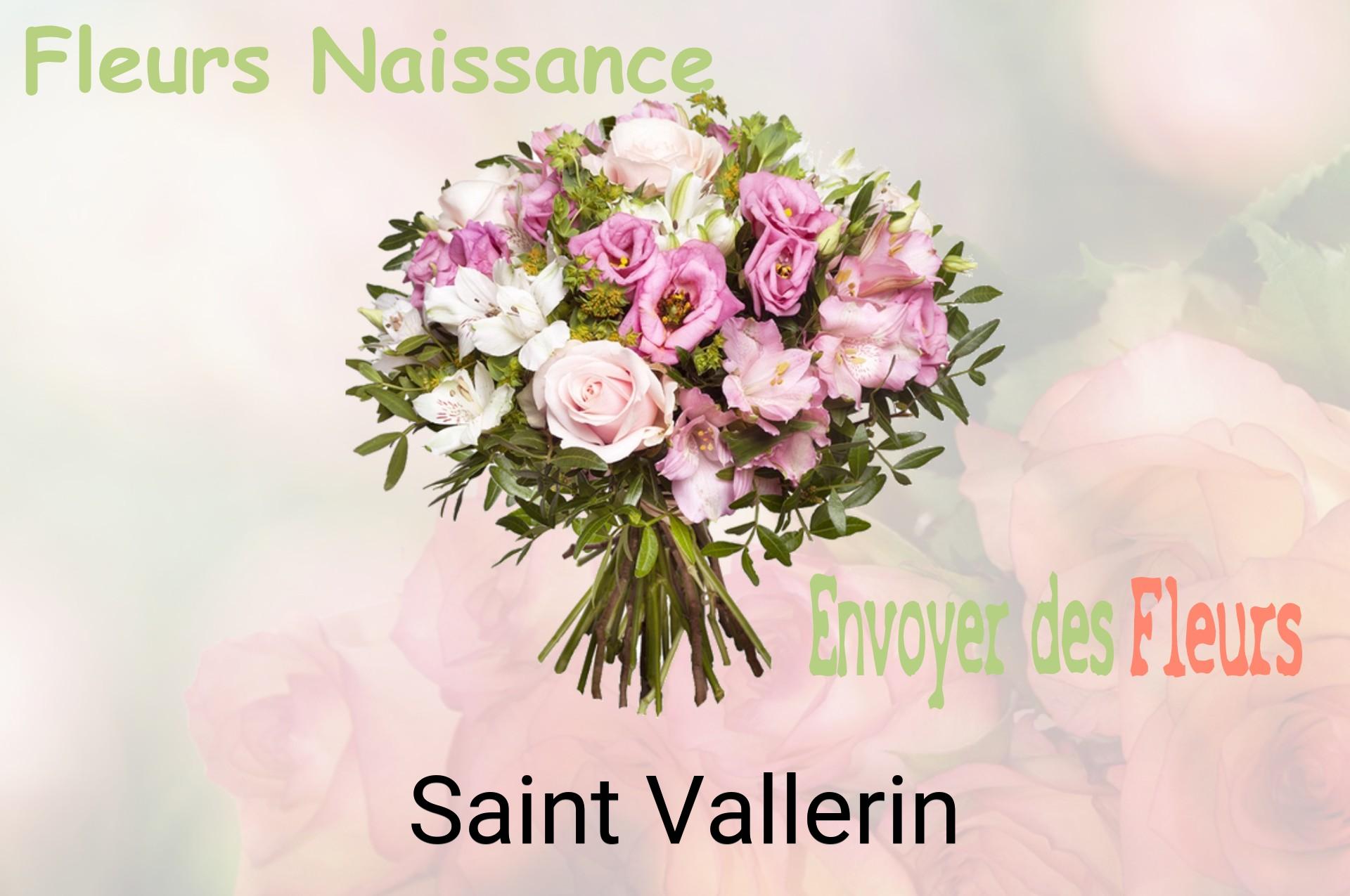 Bouquet de fleurs de naissance livré à Saint-Vallerin